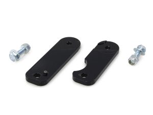 Heavy-duty motorcycle brake or clutch lever mounts with mounting hardware.