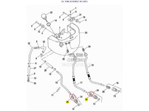 Optimised oil tank assembly diagram for Revelry Motorcycles Australia, focusing on motorcycle oil system parts.