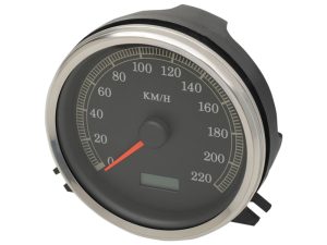High-quality motorcycle speedometer for Revelry Motorcycles, Australian motorcycle enthusiasts.