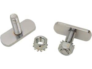 High-quality motorcycle L-plates with security nuts for durability and safety. Ideal for motorcycle parts and accessories.