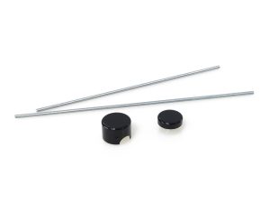 Aluminium motorcycle brake or clutch lever adjuster parts for Revelry Motorcycles.