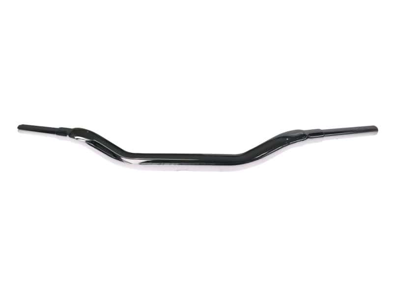 1-1/2in. Knuckle Handlebar - Chrome. High-quality black motorcycle handlebar for custom bikes and cruisers.