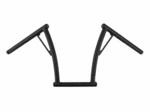 Lightweight black motorcycle handlebar - Revelry Cycles, quality motorcycle accessories.