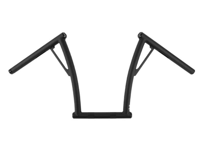 Lightweight black motorcycle handlebar - Revelry Cycles, quality motorcycle accessories.