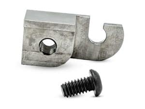 High-quality motorcycle part for Revelry Motorcycles, featuring metal mounting hardware and screw for durability.