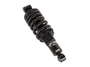 High-performance motorcycle shock absorber for Revelry Motorcycles.