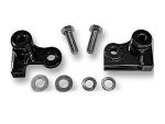 Heavy-duty motorcycle engine mounting brackets and hardware for Revelry Motorcycles.