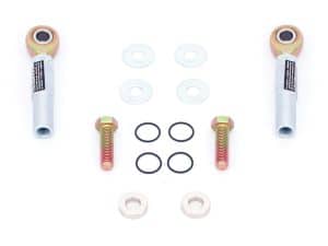 High-performance motorcycle linkage parts including bolts, washers, and seals for Revelry Cycles bikes.