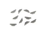Small motorcycle brake pad inserts for Revelry Motorcycles repairs and upgrades.