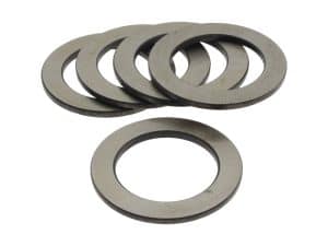 High-quality motorcycle spacer rings for Revelry Motorcycles, durable metal construction.