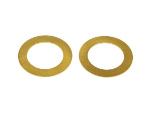 Sprocket washer for motorcycle maintenance and repair, high-quality metal components.