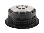 High-performance motorcycle clutch assembly with gears and pressure plates for motorbike applications.
