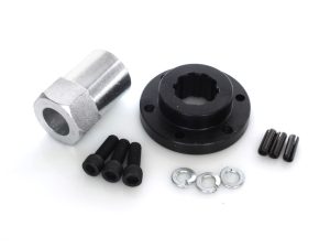 Precision motorcycle sprocket hub adapter kit for Revelry Motorcycles.