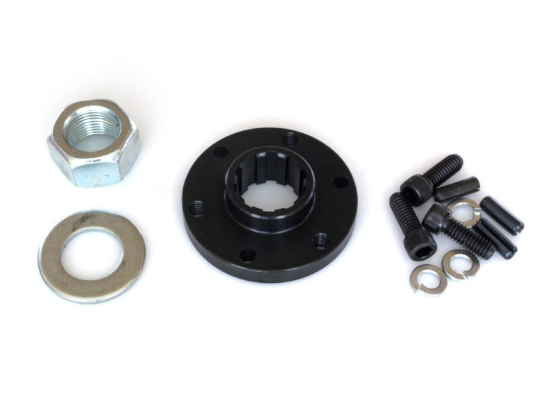 High-quality motorcycle sprocket locking kit and hardware for Harley Davidson bikes.