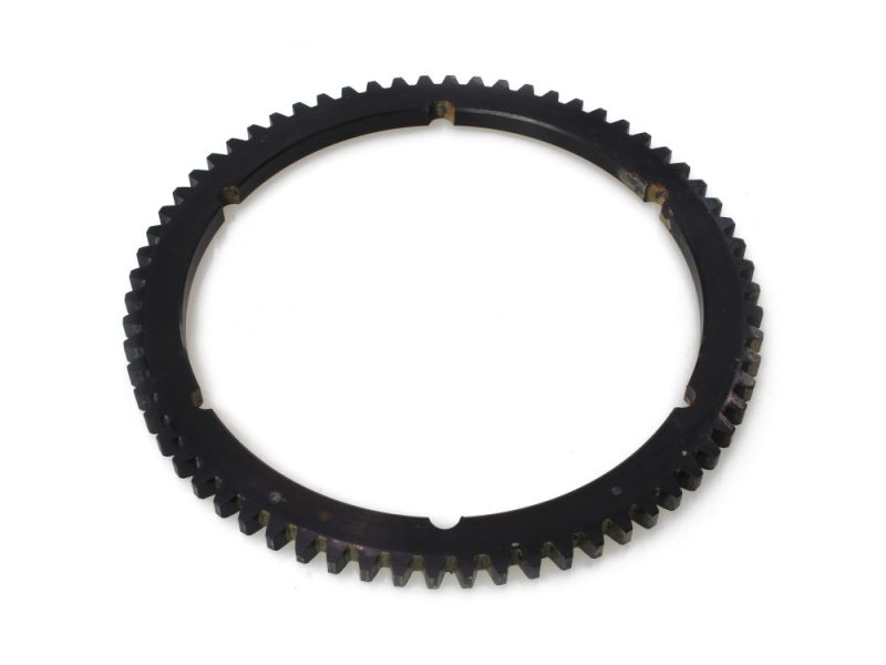 66 Tooth Starter Ring Gear. Fits Chain Drive Black motorcycle gear ring for Revelry Motorcycles custom bikes.