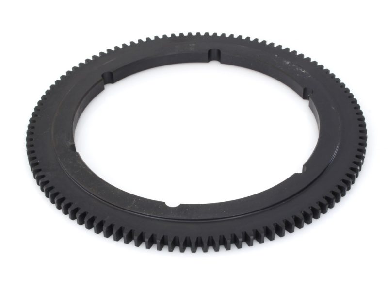 106 Tooth Starter Ring Gear. Fits 69T x 2in. and 2-3/4in. Clutch Baskets. Black motorcycle gear ring for Revelry Motorcycles, Australian bike parts.