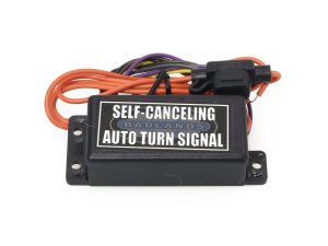 Self-cancelling auto turn signal module for motorcycles, latest motorcycle turn signal controller, Revelry Motorcycles.
