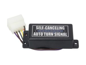 Auto turn signal self-cancel relay for motorcycles and bikes, high-quality motorcycle signalling accessory.