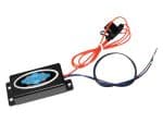 Black motorcycle electronic module with wiring harness for Revelry Motorcycles.