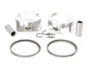 Aluminium motorcycle piston set with rings and wrist pins for Revelry Motorcycles bikes.