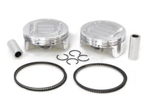 High-performance motorcycle pistons and rings for Revelry Cycles Melbourne bikes.