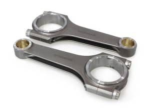 High-performance motorcycle connecting rods for enhanced engine durability.