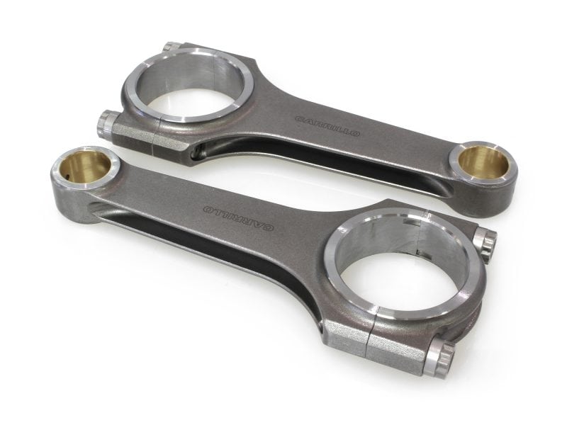 High-performance motorcycle connecting rods for enhanced engine durability.