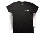 A.C.A.B black T-shirt, motorcycle club merchandise, biker apparel, revelry cycles, Melbourne motorcycle gear.