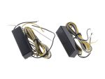 Wiring harness kit for motorcycle electrical systems, black and yellow cables.