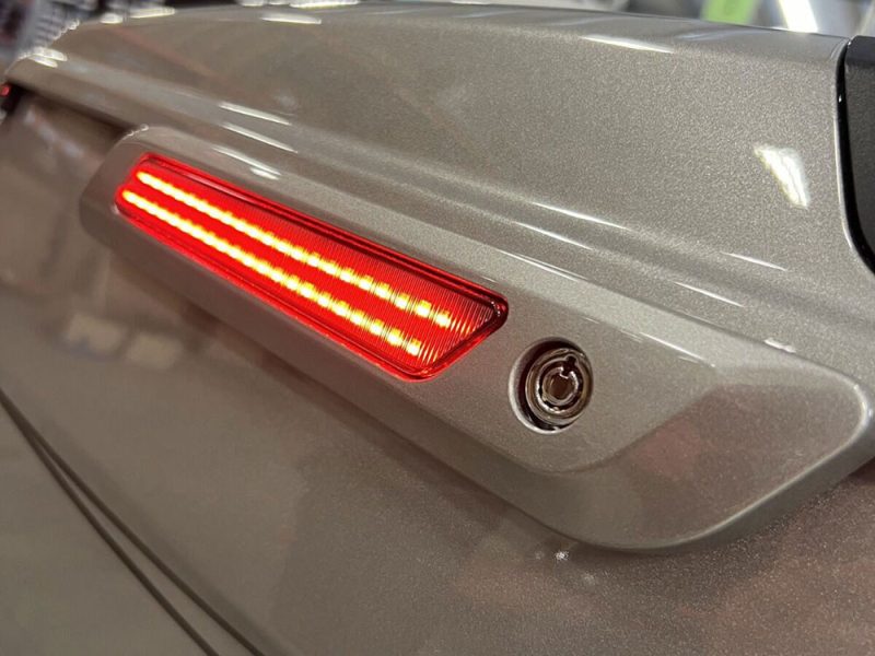 High-quality motorcycle brake light and rear signal for Revelry Motorcycles Australia.