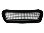 Mesh grille for motorcycle front headlight.