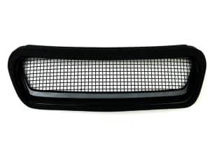 Mesh grille for motorcycle front headlight.