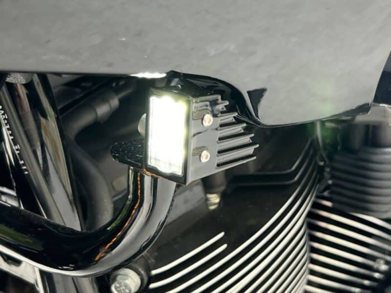 High-performance motorcycle LED headlight upgrade for Revelry Motorcycles enthusiasts.