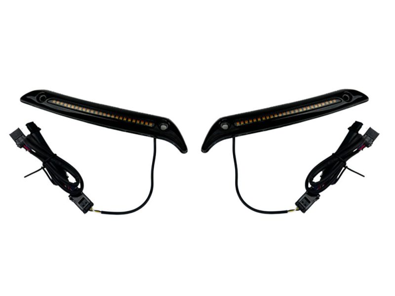 LED motorcycle indicator lights for Revelry Motorcycles, Australian custom motorcycle accessories.