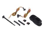 Multi-color motorcycle wiring harness and LED turn signal kit for motorcycles.
