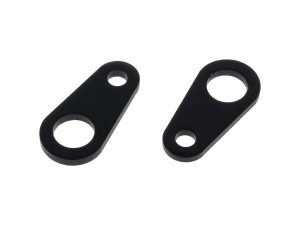 Black rubber motorcycle chain tensioner spacers for Revelry Motorcycles Australia.
