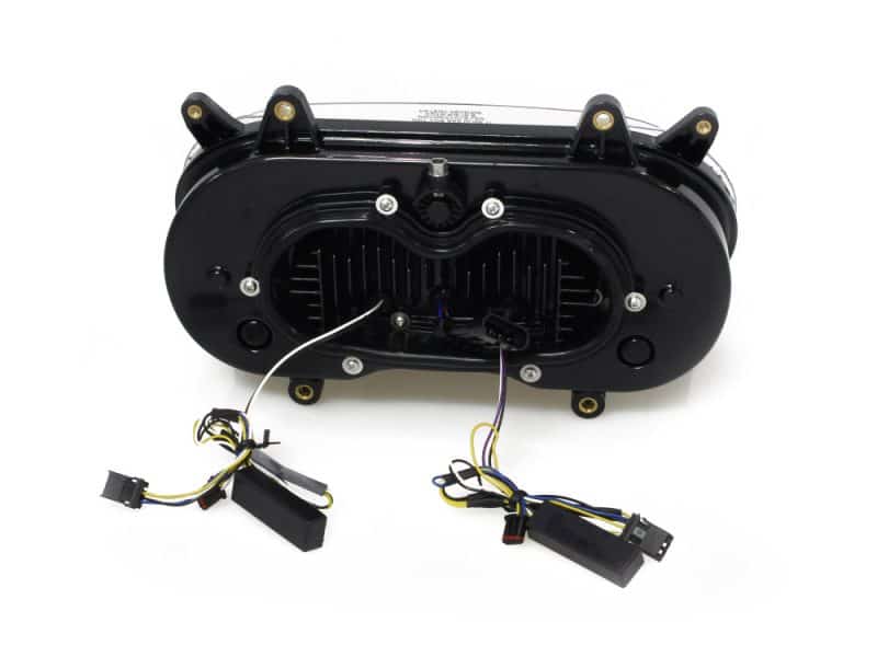 Air-cooled motorcycle headlight assembly for Revelry Motorcycles, Australian delivery available.