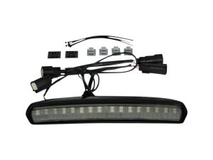 LED High Mount Tour Pak Light - Black Housing, Smoke Lens. Fits Touring 2014up.
