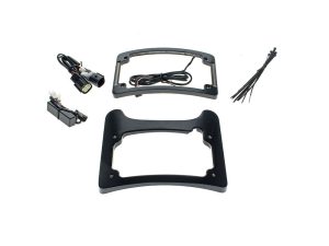 Replacement motorcycle dashboard mounting kit for Revelry Motorcycles, including wiring and frame.