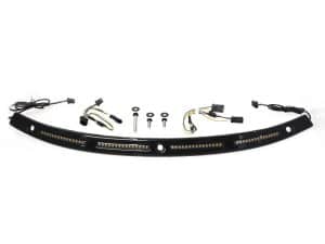 High-quality motorcycle LED tail light strip with wiring harness for Revelry Motorcycles.