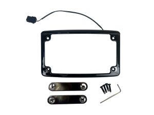 Black motorcycle Electronic Control Unit (ECU) mounting kit for Revelry Motorcycles.