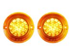 LED motorcycle indicator lights - bright amber turn signal lights for motorcycles.