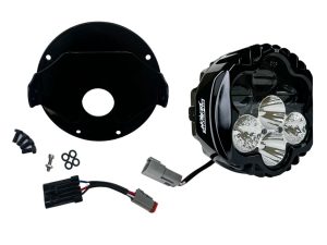Shark Demon LED Headlight Kit - Black. Fits Softail Low Rider ST & El Diablo 2022up