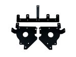 Black motorcycle mounting brackets for Revelry Motorcycles AU.