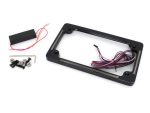 LED indicator frame with wiring for motorcycle customisation.