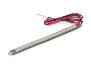 High-intensity LED motorcycle turn signal indicator with wiring harness.