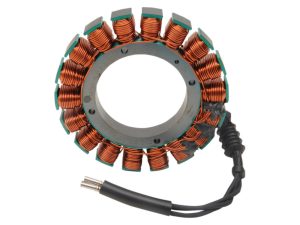 High quality motorcycle stator coil for Harley Davidson and custom bikes.
