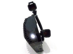 Cooling fan for motorcycle electronic components, designed for Revelry Motorcycles.