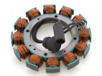 High-performance motorcycle stator coil for Revelry Motorcycles, reliable electrical system component.