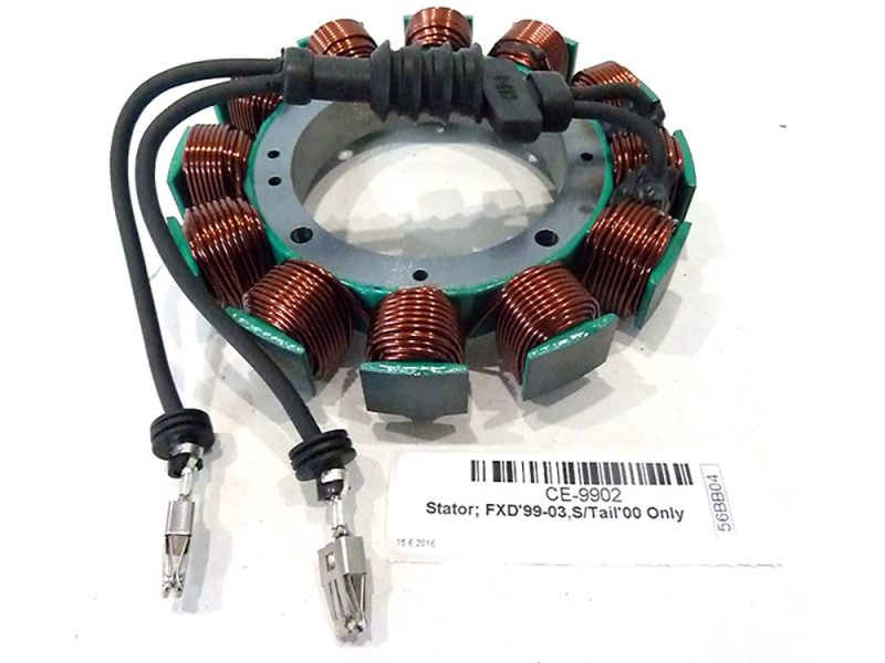 Copper coil stator for motorcycle ignition system - Revelry Motorcycles.